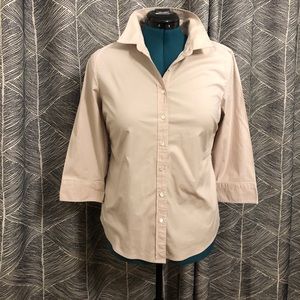 J. Crew Beige Button Down Shirt